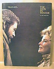 THE LION IN WINTER MOVIE PROGRAM 1968 KATHRYN HEPBURN PETER O'TOOLE PREMIERE