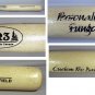 MINI BASEBALL BAT MANSFIELD UNIVERSITY KR 3 MINIATURE SOUVENIR 1990s WOOD 18"