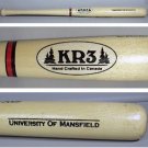 MINI BASEBALL BAT MANSFIELD UNIVERSITY KR 3 MINIATURE SOUVENIR 1990s WOOD 18"