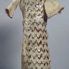 TOPPER DAWN DRESS ZIG ZAG DAZZLER EVENING GOWN 1970