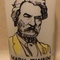 GLASS MARK TWAIN HOME FROSTED HAZEL ATLAS MISSOURI STATE MONUMENT NATIONAL 1950s