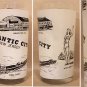 ATLANTIC CITY GLASS NEW JERSEY  HAZEL ATLAS SOUVENIR 1950s 1960s MISS AMERICA