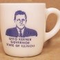 OTTO KERNER COFFEE MUG  MILK GLASS GOVERNOR STATE OF ILLINOIS 1961 1968