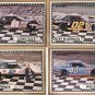 4 NASCAR AUTOGRAPH DRIVER CARD 1992 FLASH ROCKFORD BILDERBACK GRILLE MAGEE GILLE