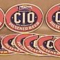 CIO BEER LABELS 10 UNUSED 1940s INTERNAL REVENUE TAX PAID TUBE CITY McKEESPORT