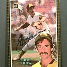 ERIC SHOW SIGNED SAN DIEGO PADRES 1995 DORUSS ALL STARS  XL BASEBALL CARD AUTOGHRAPH