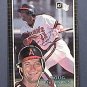 DOUG DECINCES SIGNED 1985 DONRUSS ACTION ALL STARS AUTOGRAPH BASEBALL CARD