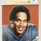 OJ SIMPSON BUFFALO BILLS FOOTBALL 1977 SPORTSCASTER CARD