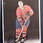 CLAUDE LaROSE MONTREAL CANADIEN SIGNED AUTOGRAPH PICTURE POST CARD 1972