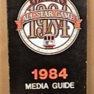 1984 SAN FRANCISCO GIANTS BASEBALL INFORMATION MEDIA GUIDE FRANK ROBINSON BRENLY