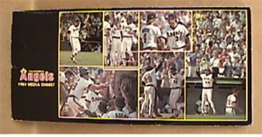 1984 CALIFORNIA ANGELS BASEBALL INFORMATION MEDIA GUIDE CAREW JACKSON