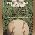 THE COMPLETE ALL TIME PRO BASEBALL REGISTER PAPERBACK BOOK GROSSET & DUNLAP 1976