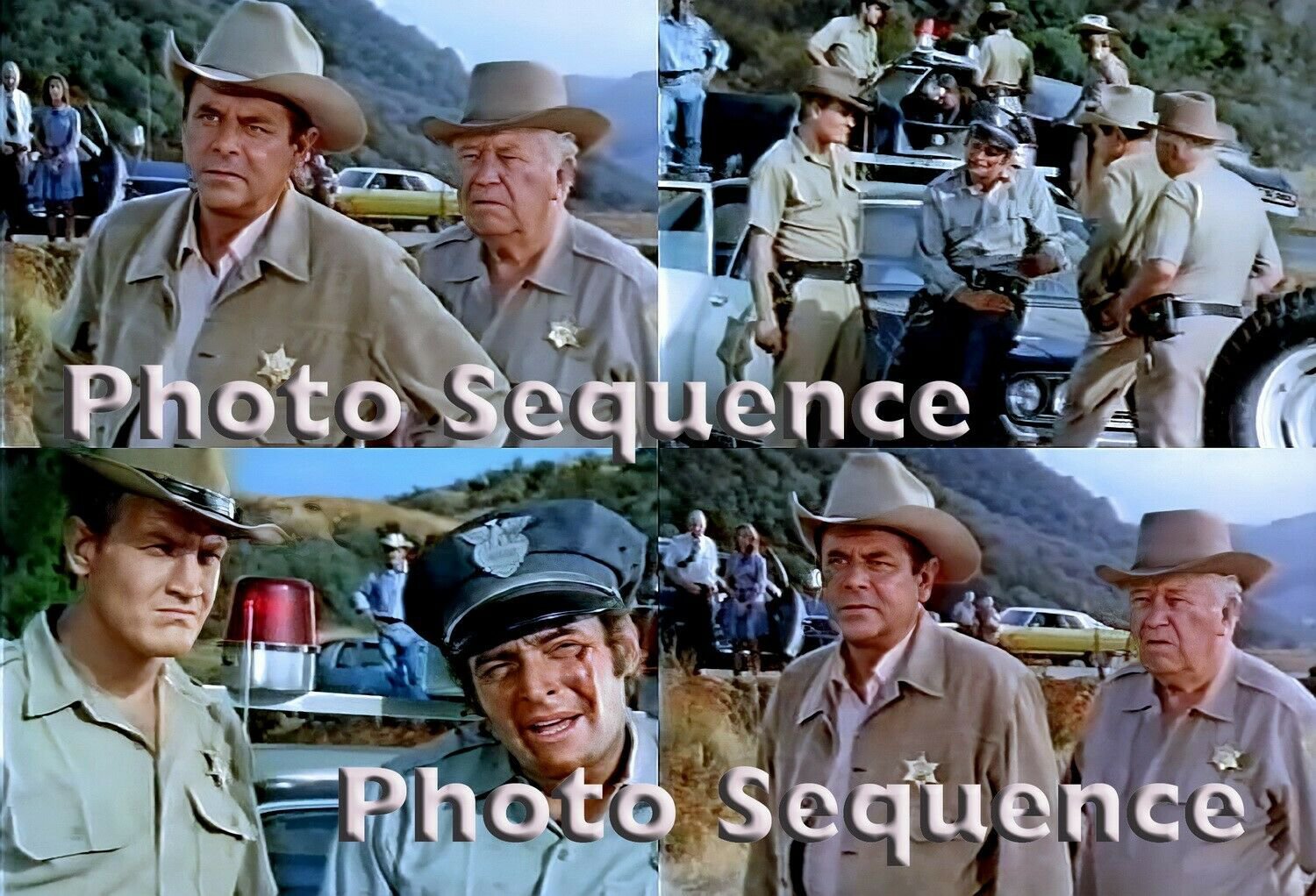 Glenn Ford Edgar Buchanan Taylor Lacher Cade's County PHOTO Sequence 01