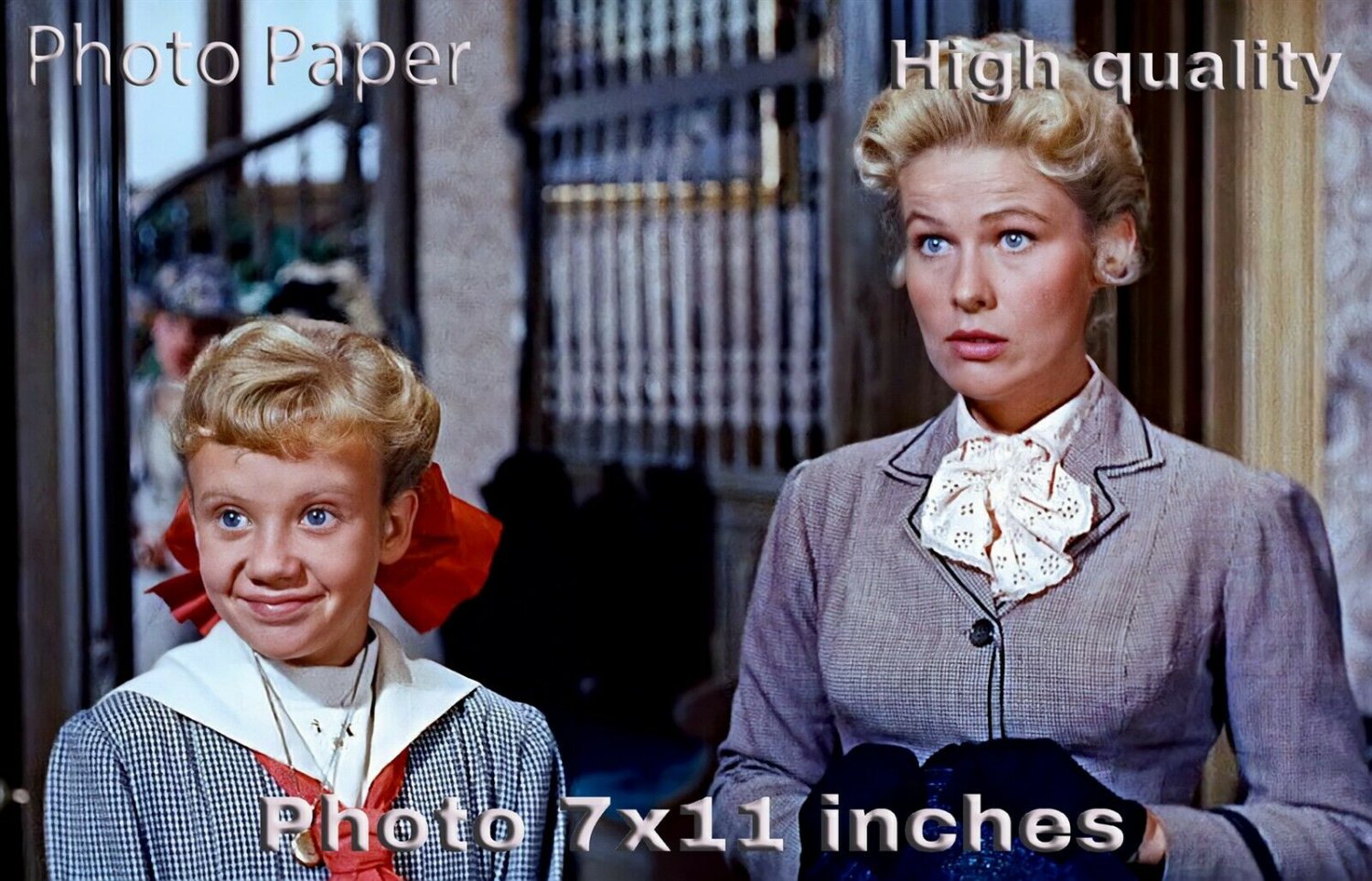 Hayley Mills Nancy Olson POLLYANNA PHOTO HQ 11x7 inches #02