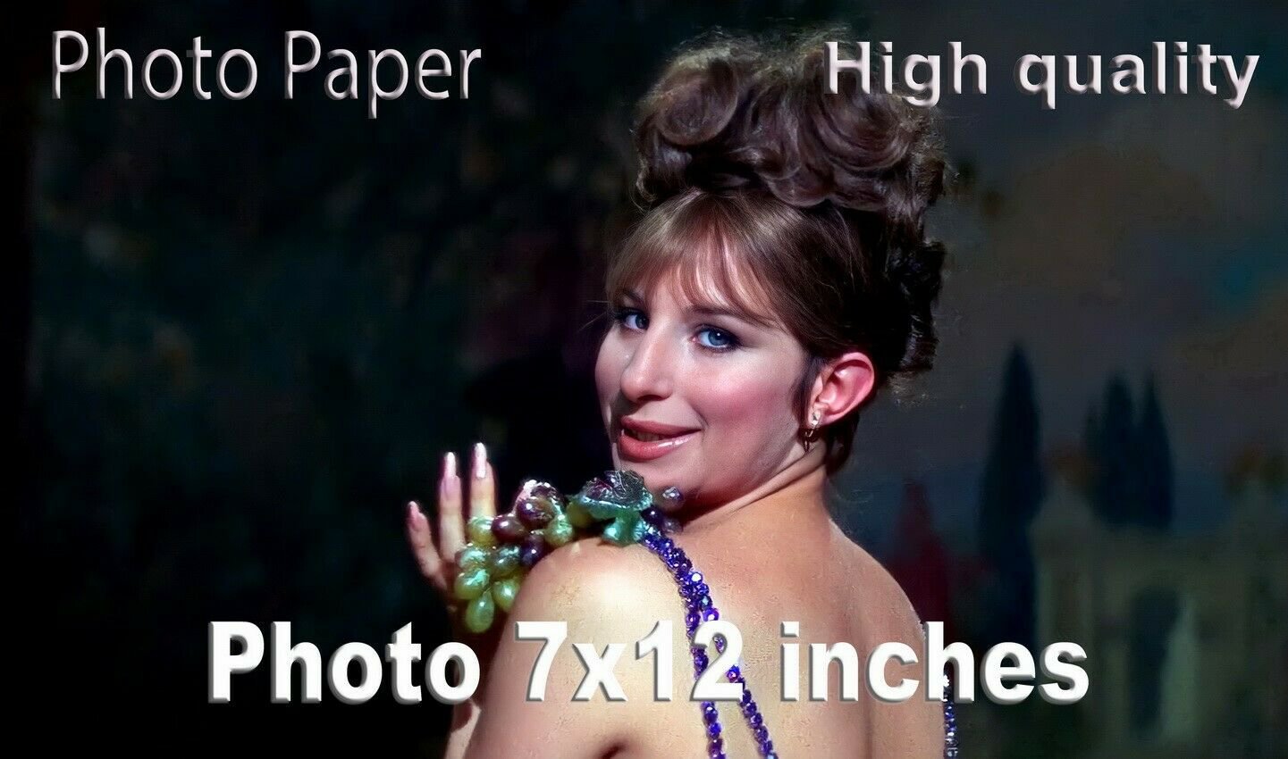 Barbra Streisand FUNNY GIRL PHOTO HQ 12x7 inches 06