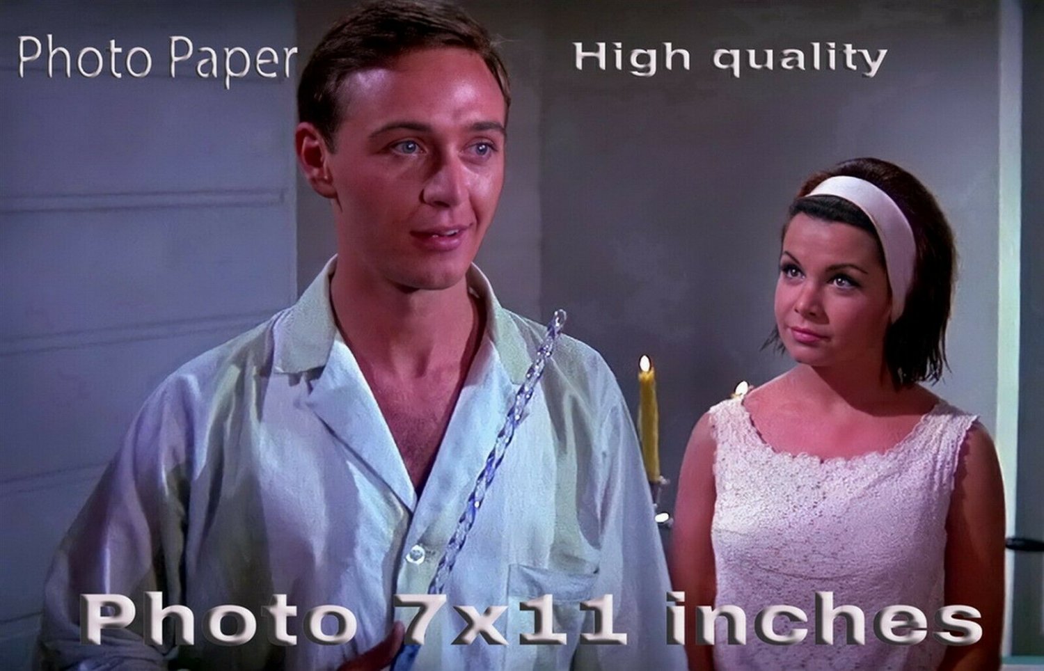 Annette Funicello Tommy Kirk Pajama Party Photo 11x7 Inches 05