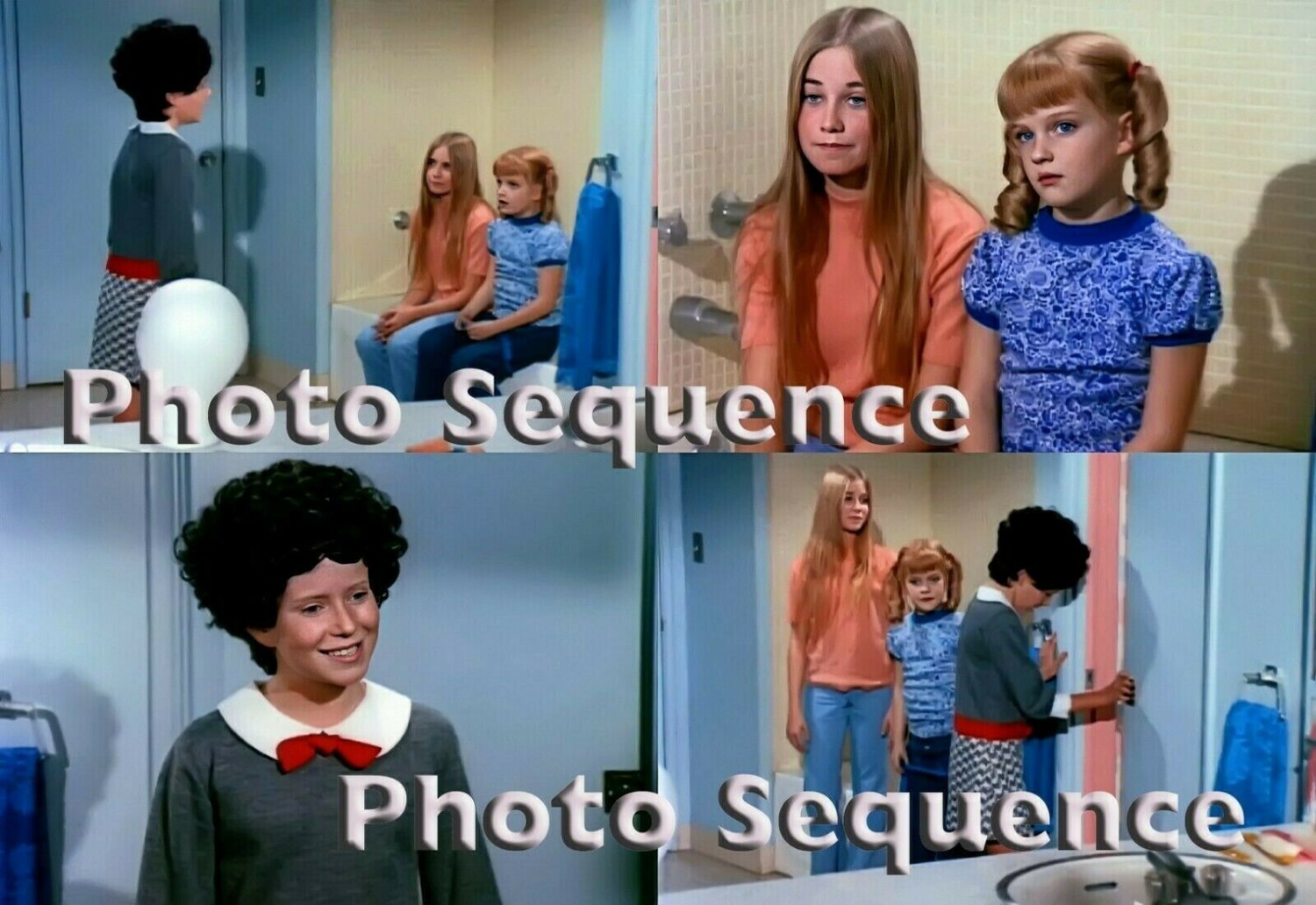 The Brady Bunch Eve Plumb Susan Olsen Maureen Mccormick Photo Sequence 01 0310