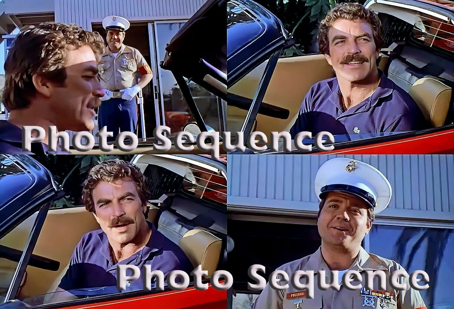 MAGNUM Tom Selleck Jeff MacKay PHOTO Sequence #01