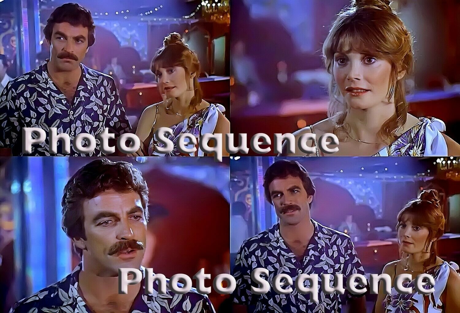 MAGNUM Tom Selleck Pamela Susan Shoop PHOTO Sequence #10