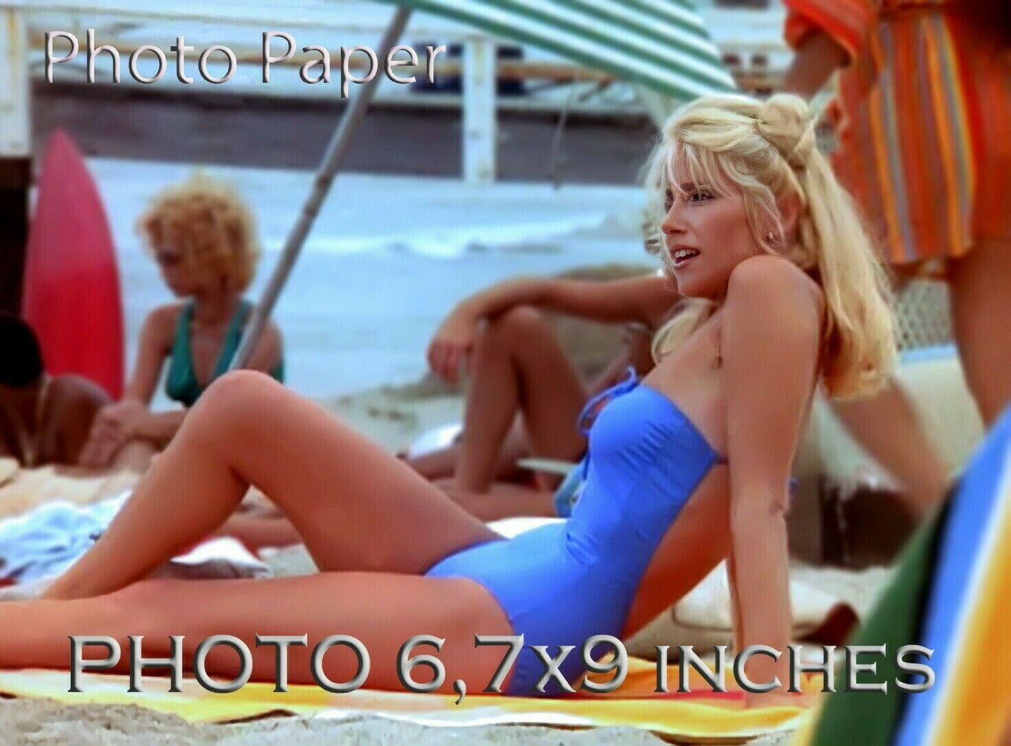 Suzanne Somers Zuma Beach Photo X Inches