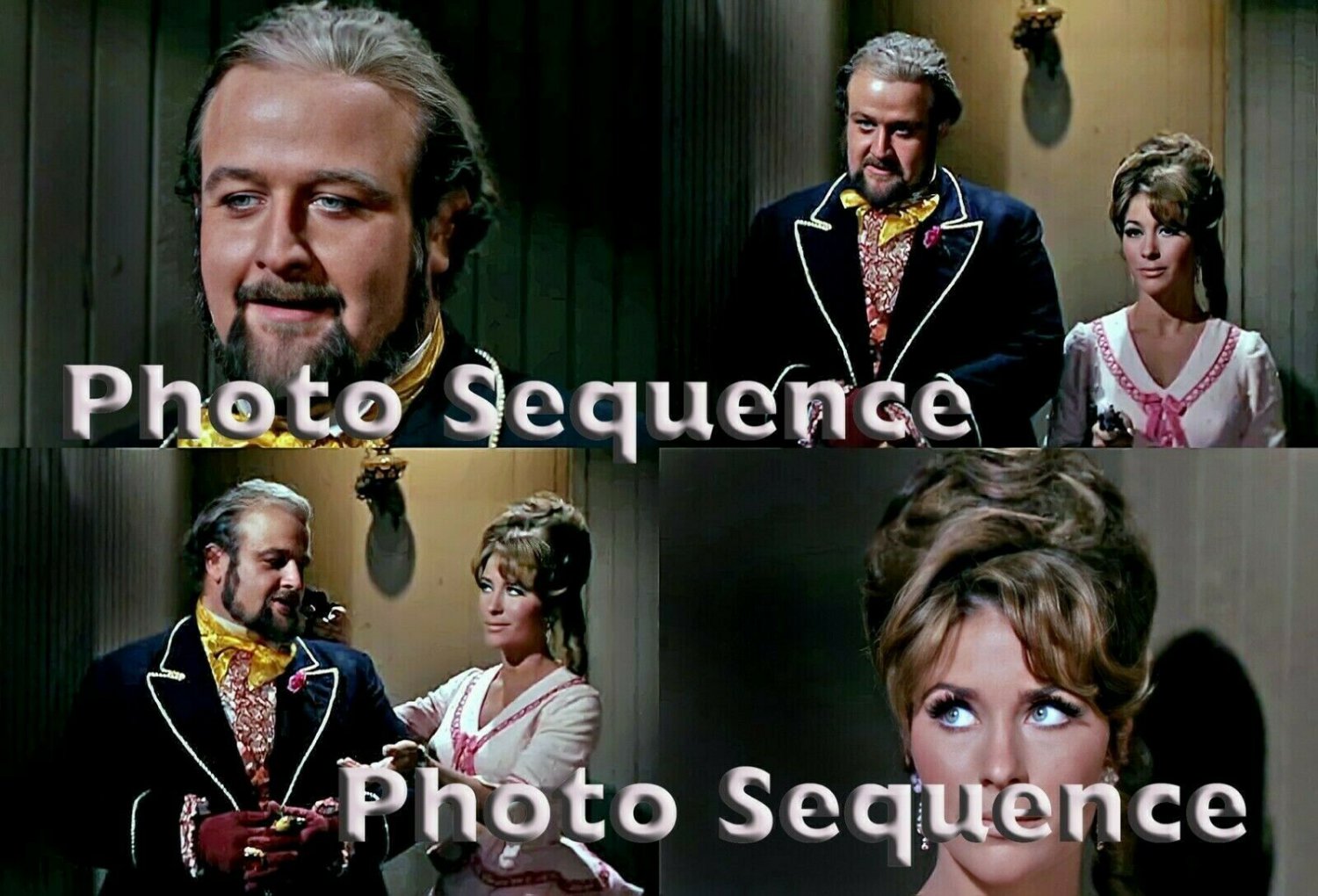 Victor Buono Michele Carey WILD WILD WEST PHOTO Sequence #01