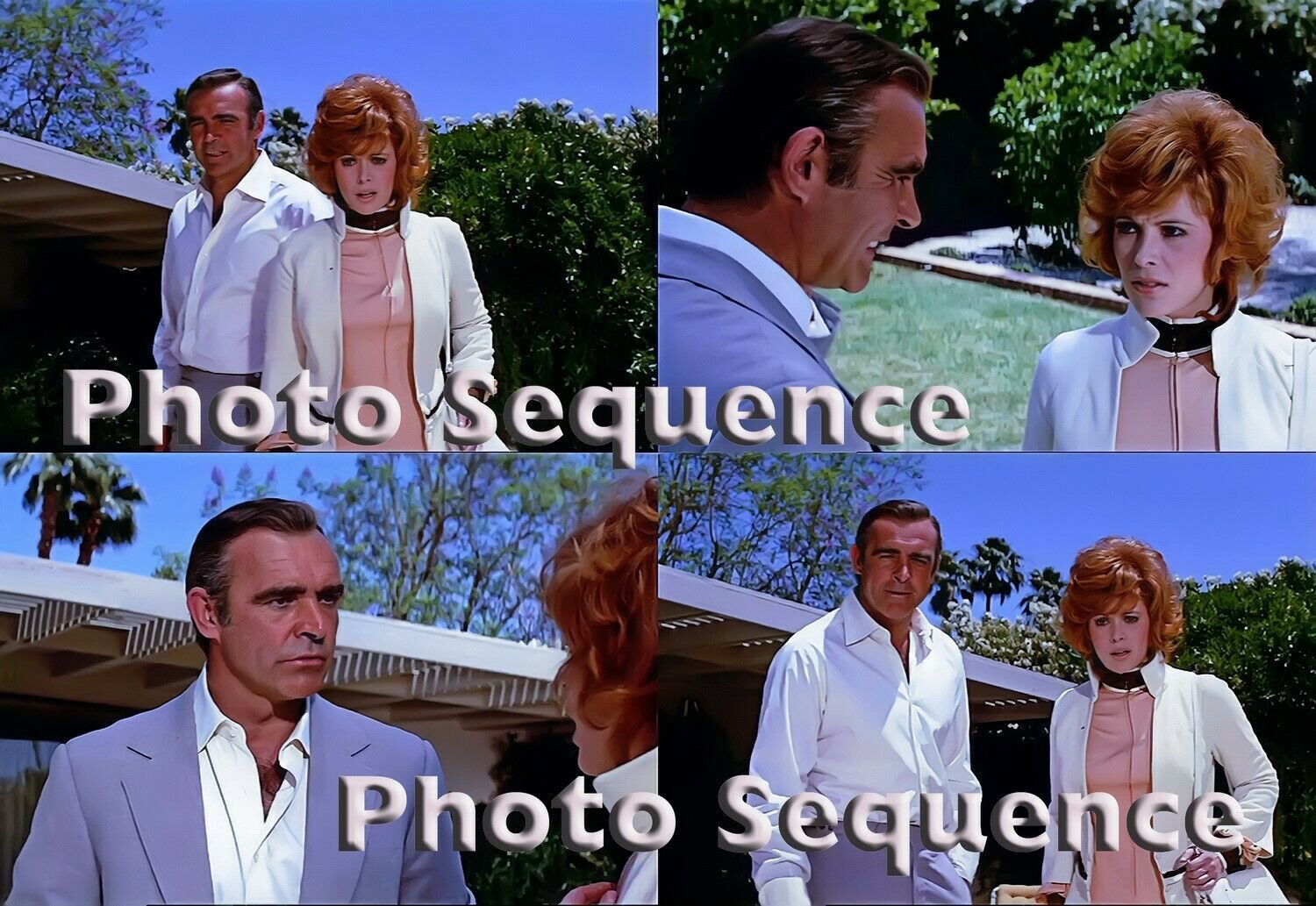 JAMES BOND Diamonds Are Forever Sean Connery Jill St. John PHOTO