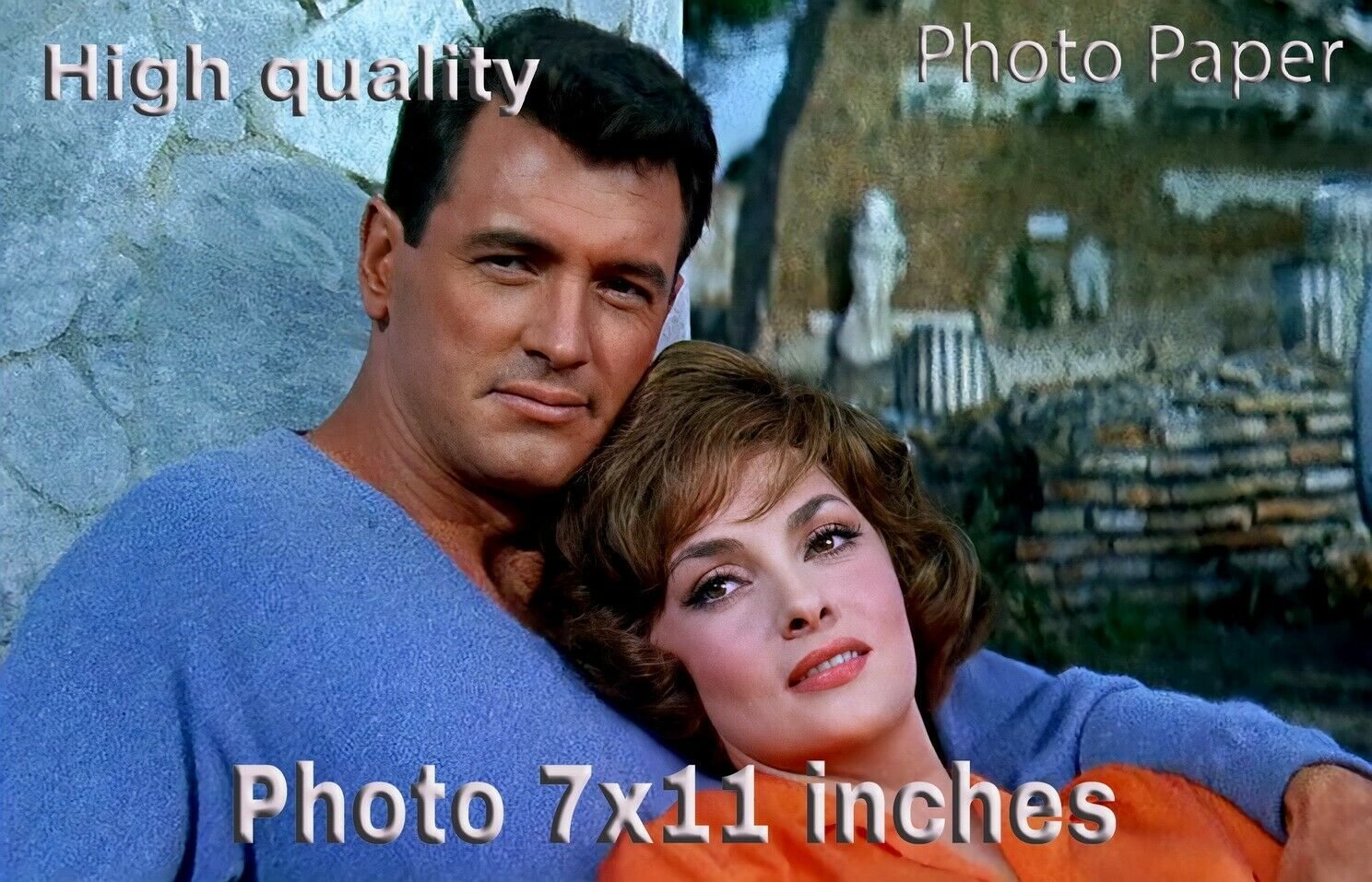 COME SEPTEMBER Gina Lollobrigida Rock Hudson PHOTO HQ 11x7 inches #04