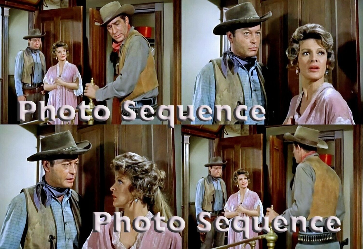 LARAMIE DeForest Kelley Richard Devon Gail Kobe PHOTO Sequence #01