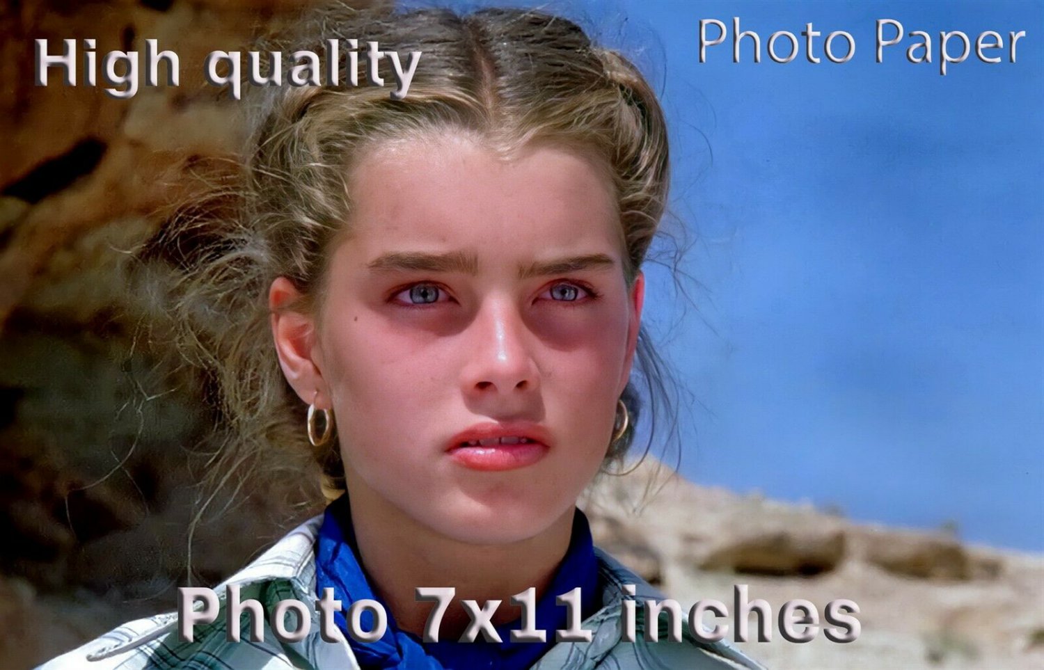 Brooke Shields Wanda Nevada PHOTO HQ 11x7 inches #04