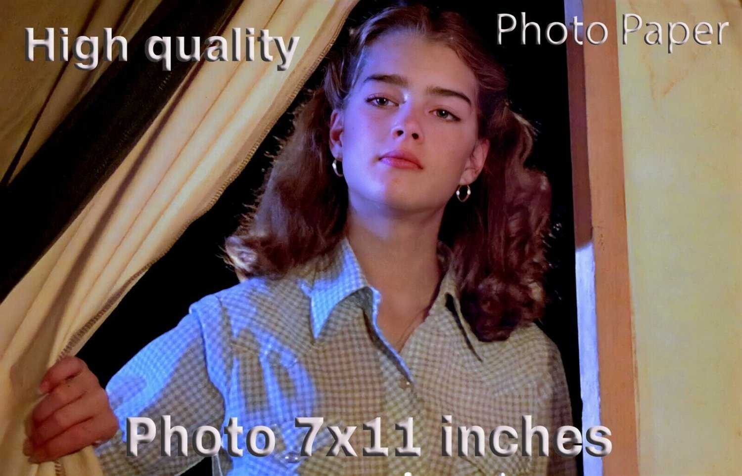 Brooke Shields Wanda Nevada PHOTO HQ 11x7 inches #08