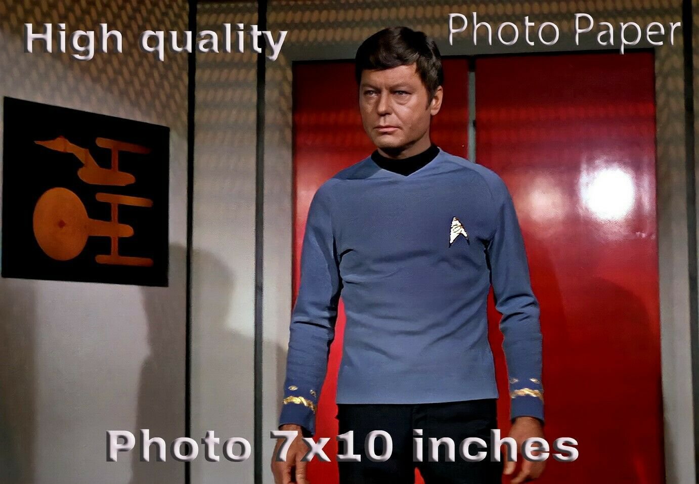 DeForest Kelley Star Trek PHOTO HQ 10x7 inches #01