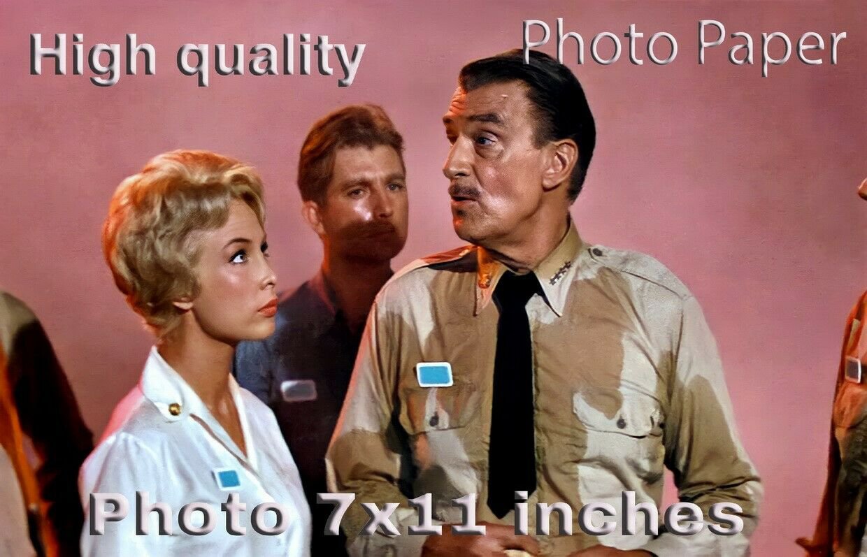 Barbara Eden Walter Pidgeon Voyage Bottom Sea PHOTO 11x7 inches #01