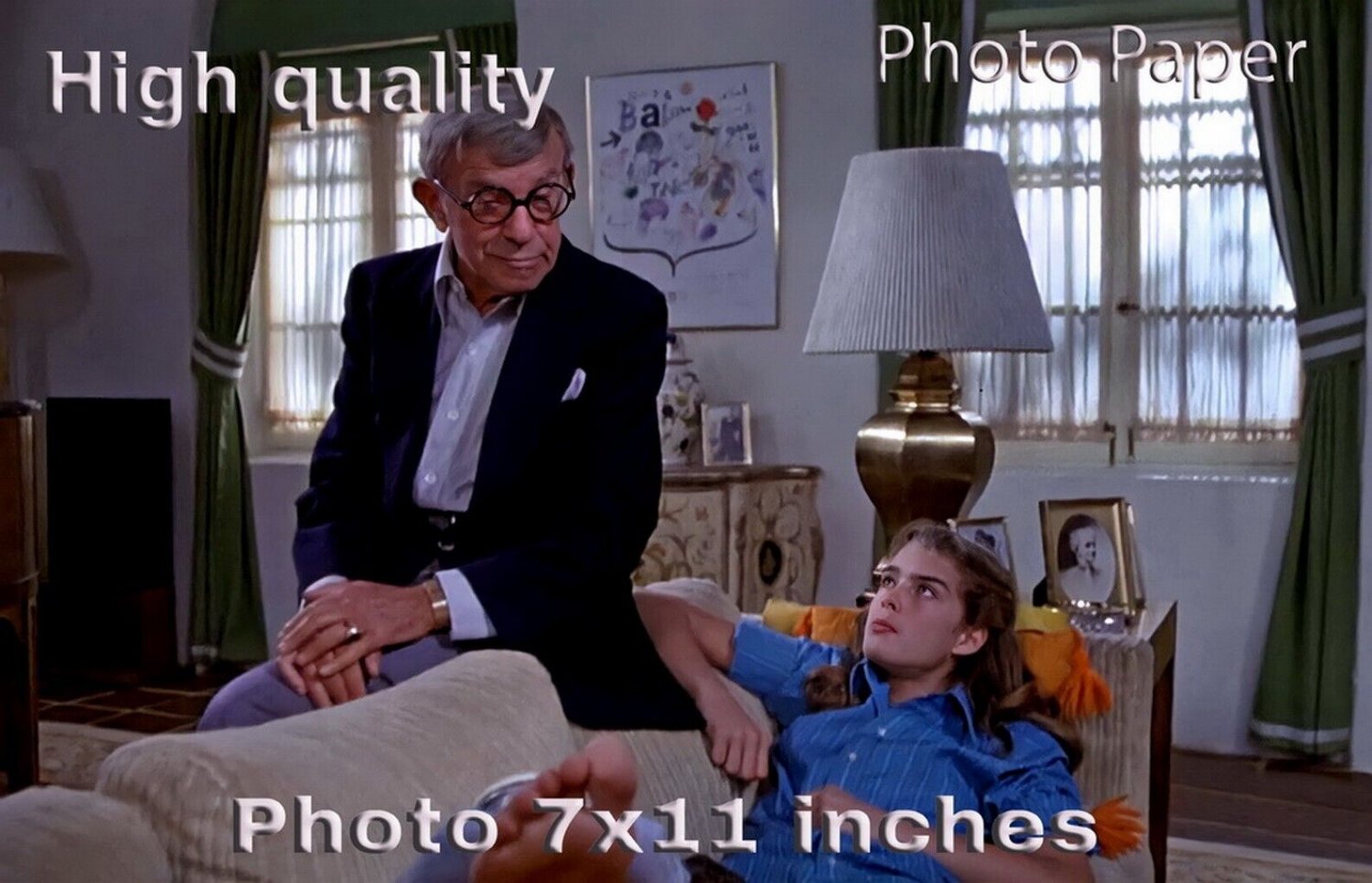 Brooke Shields George Burns Just You And Me Kid Photo Hq 11x7 Inches 03