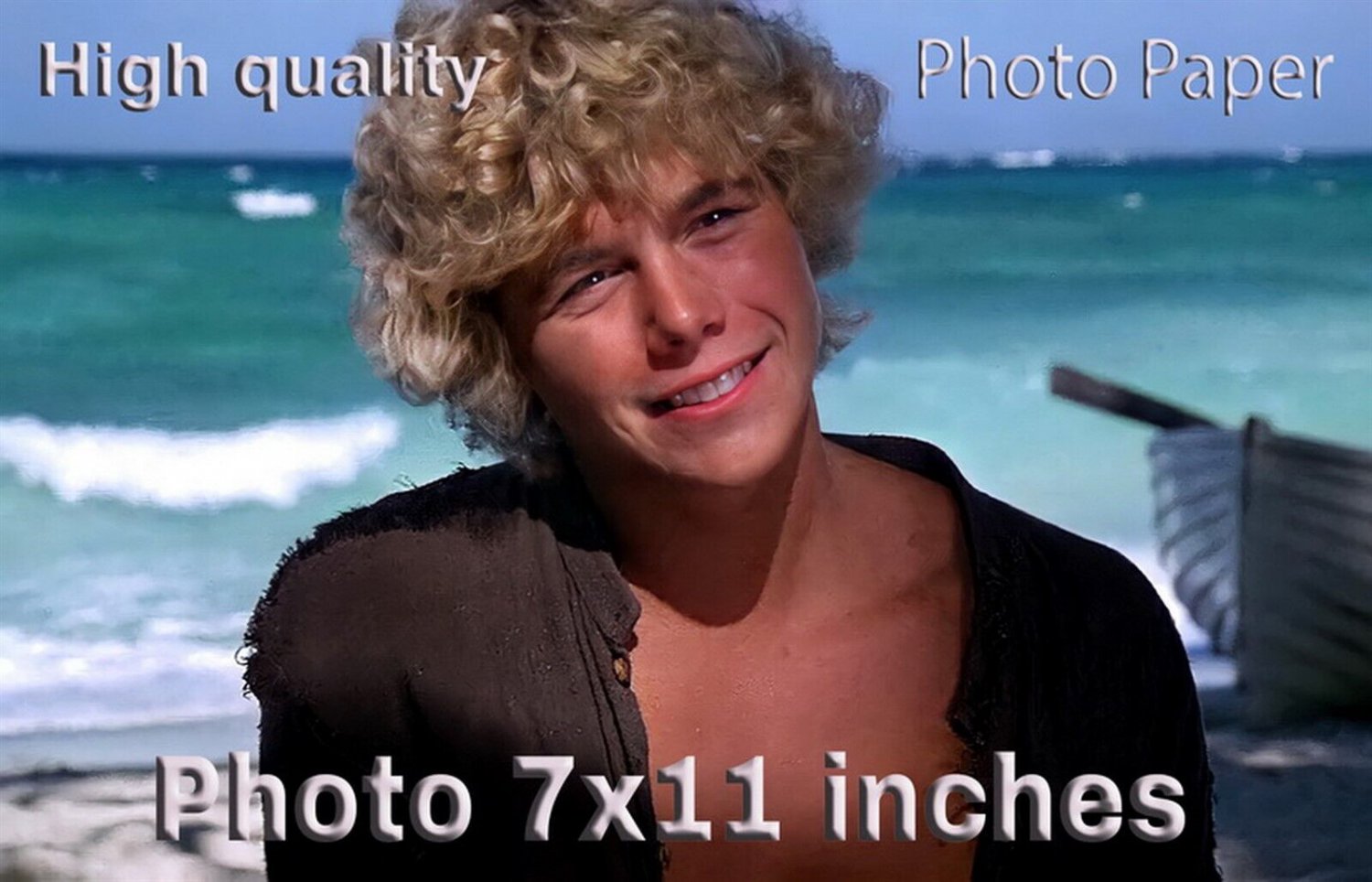 Christopher Atkins The Blue Lagoon PHOTO HQ 11x7 inches #08