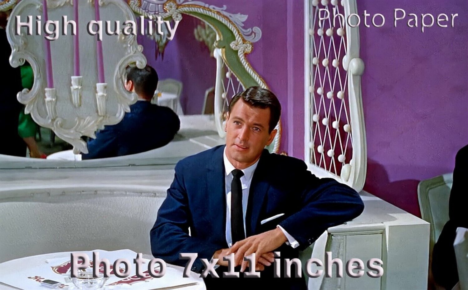 Rock Hudson Pillow Talk PHOTO HQ 11x7 inches 09