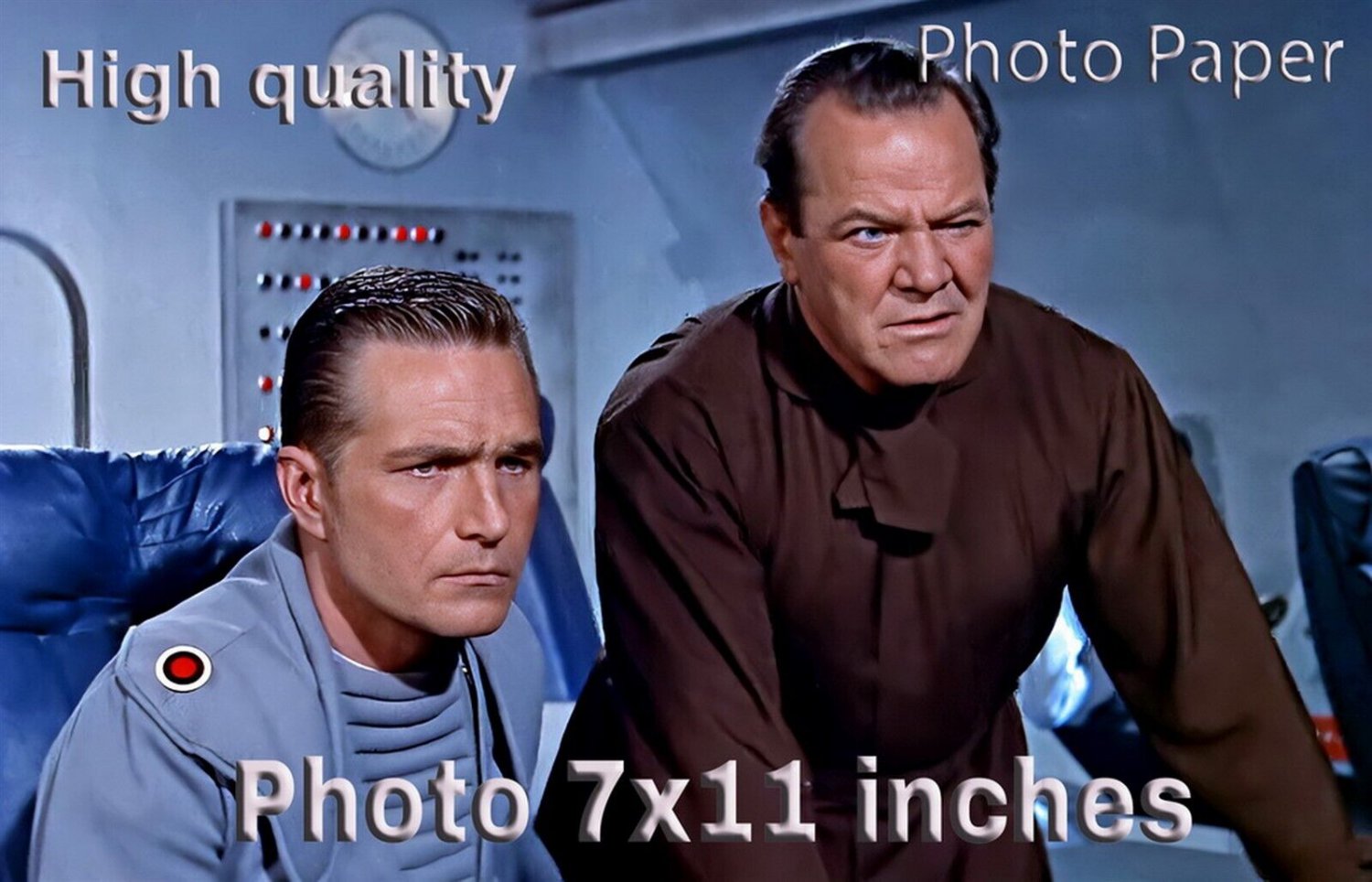 Eric Fleming Paul Birch Queen of Outer Space PHOTO HQ 11x7 01