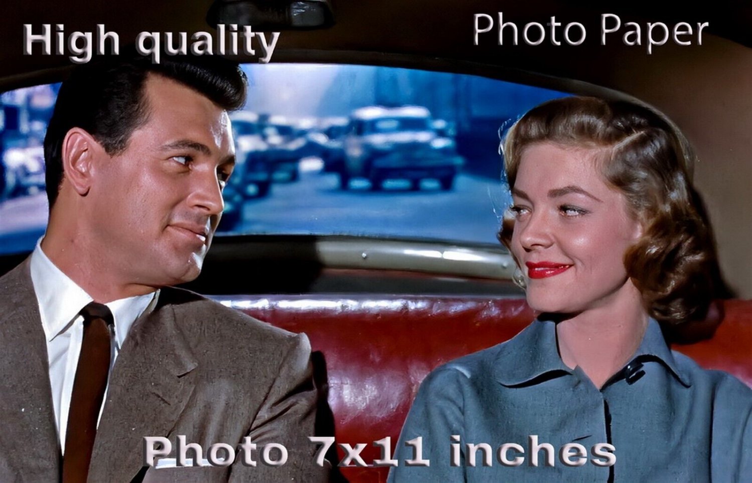 Rock Hudson Lauren Bacall Written on the Wind PHOTO HQ 11x7 inches #03