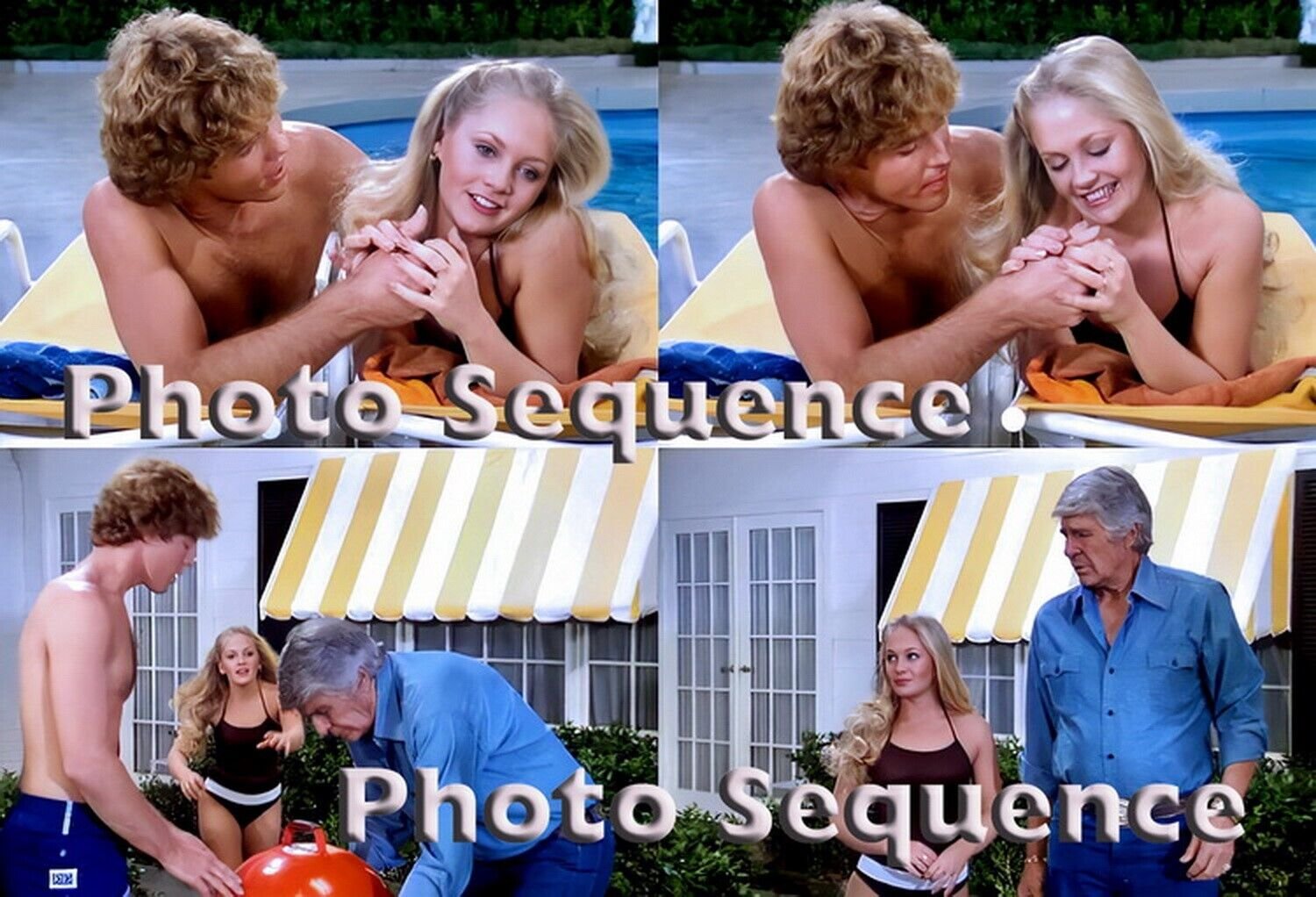 Charlene Tilton in swimsuit Jim Davis DALLAS PHOTO Sequence #01