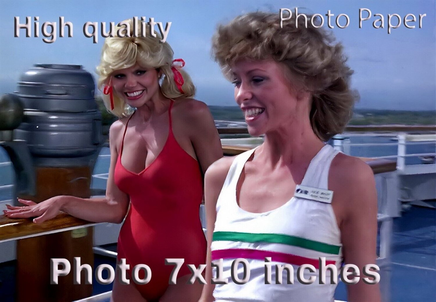 Loni Anderson Lauren Tewes LOVE BOAT PHOTO HQ 10x7 inches #01