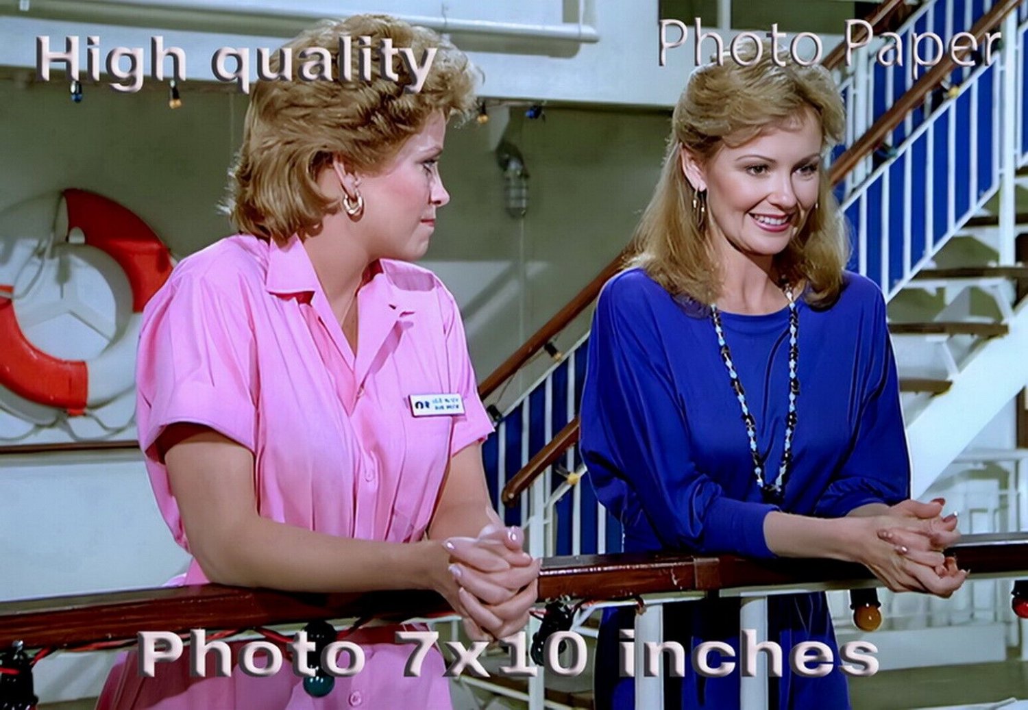 Shelley Fabares Lauren Tewes LOVE BOAT PHOTO HQ 10x7 inches #03