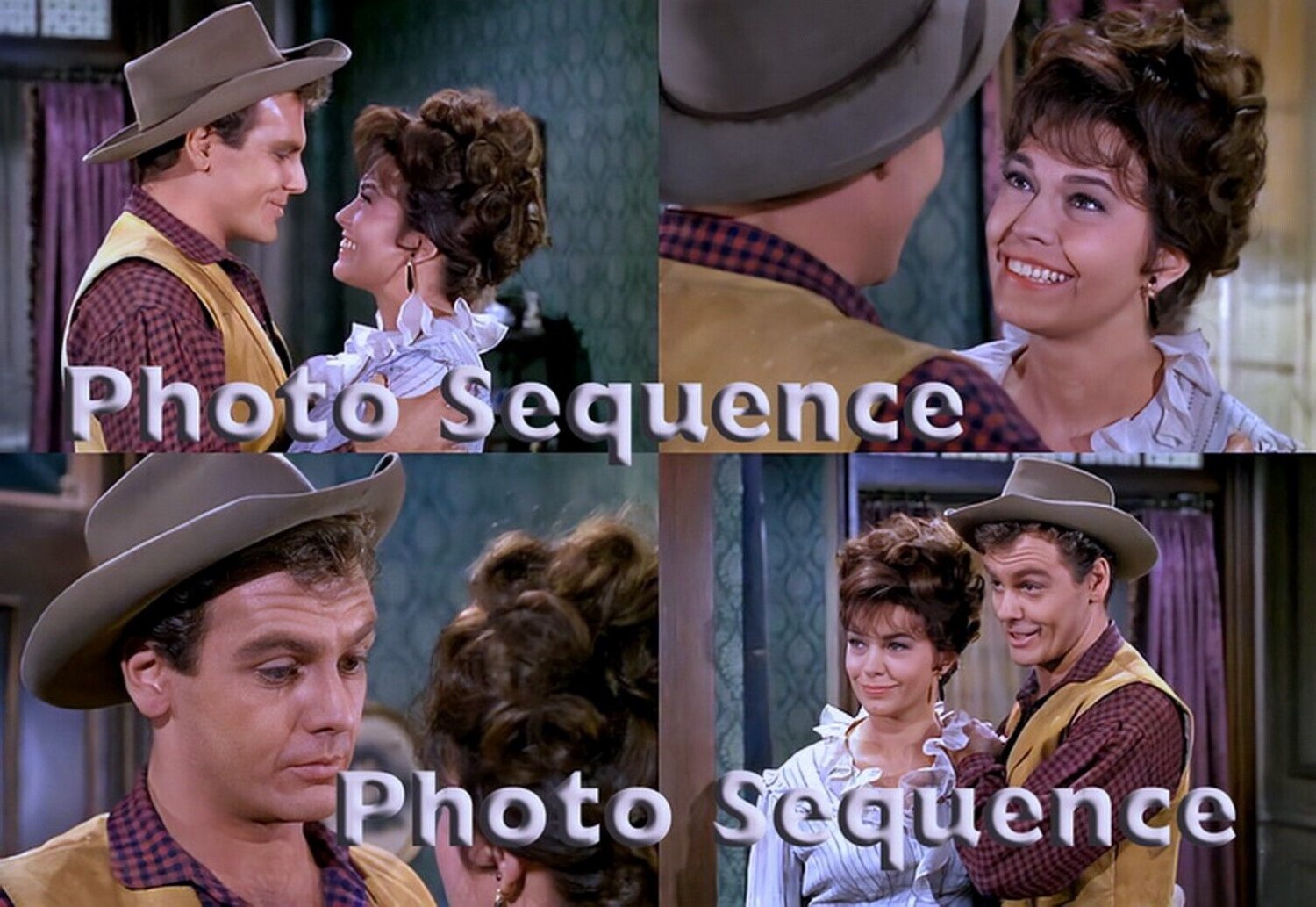 BONANZA Guy Stockwell Valerie Allen PHOTO Sequence 03