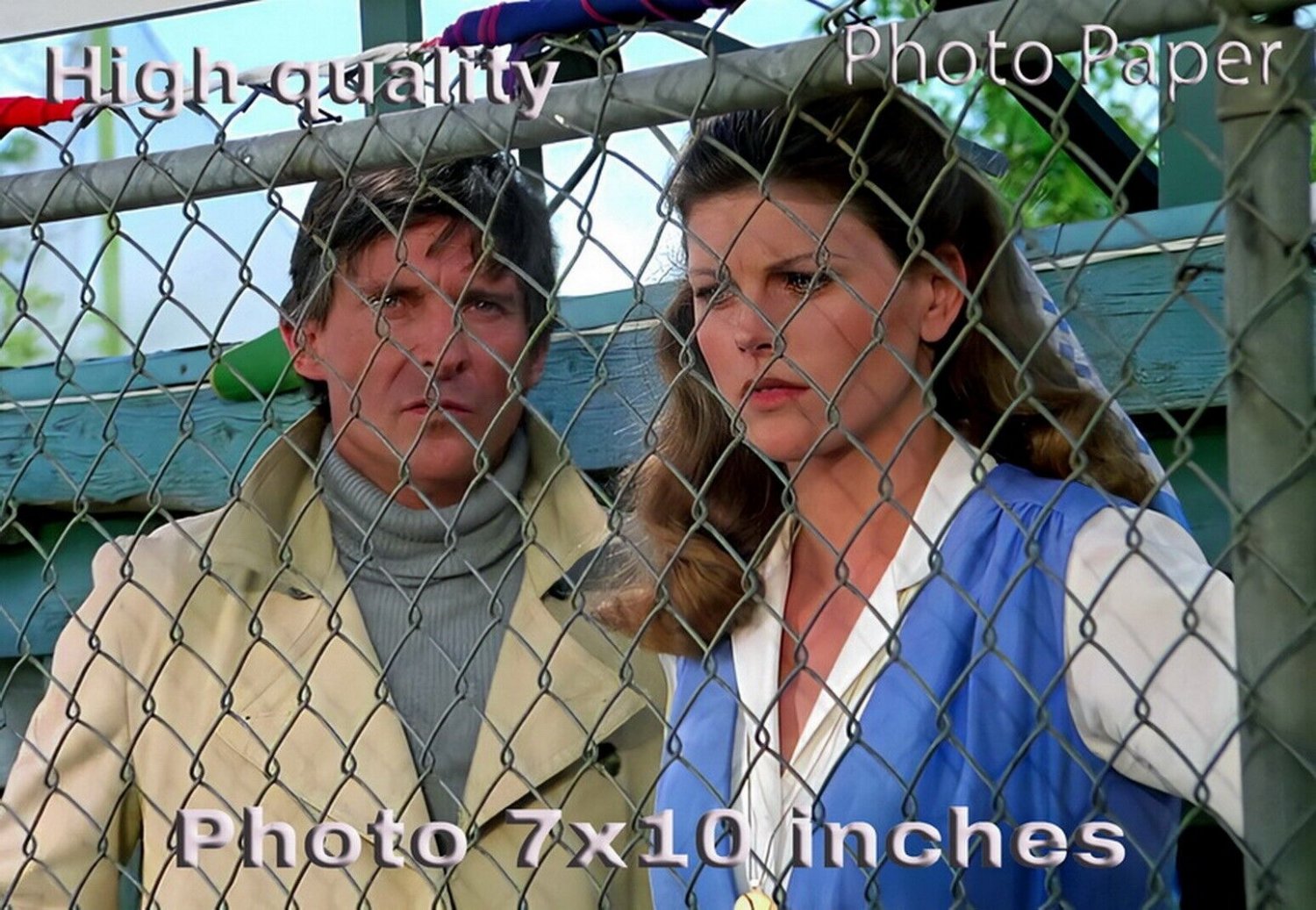 Galactica 1980 Jeremy Brett Robyn Douglass Photo Hq 10x7 Inches 06 9410