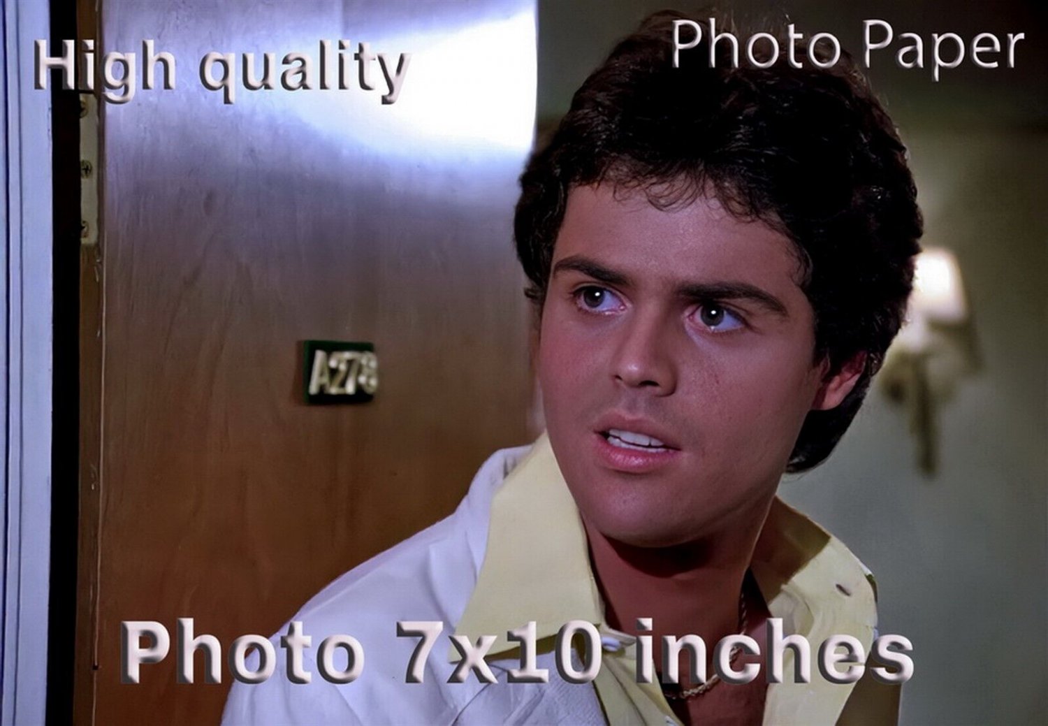 Donny Osmond LOVE BOAT PHOTO HQ 10x7 inches #06