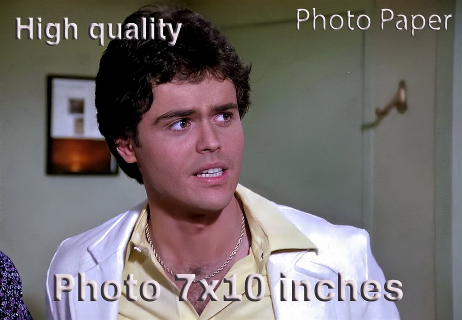 Donny Osmond LOVE BOAT PHOTO HQ 10x7 inches #04