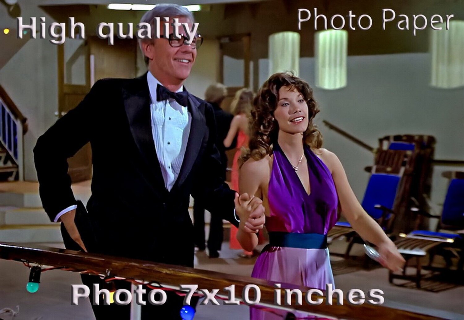 Barbi Benton Peter Haskell LOVE BOAT PHOTO HQ 10x7 inches 05