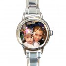 New Personalized With Image or your own Photo round Charm Watch