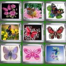 New 18mm Mega Set of 9 Uberry Italian Charms - Butterflys