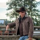 John Dutton Kevin Costner Yellowstone Brown Corduroy Jacket