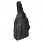 Black Lambskin Leather Sling Bag