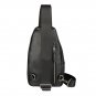 Black Lambskin Leather Sling Bag